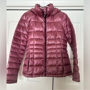 Calvin Klein Dusty Rose Puffer Jacket